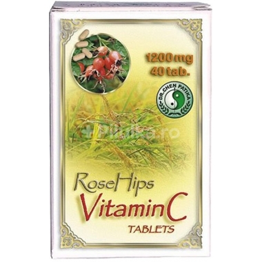 Vitamina c + extract de macese 40cps MIXT COM
