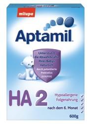 Milupa Aptamil HA2 - 600G-Lapte pentru Sugari cu Predispozitie la Alergii