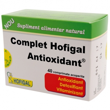 Complet antioxidant, 40 comprimate