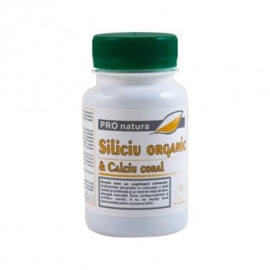 Siliciu Organic si Calciu Coral Medica, 60 capsule