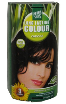 Henna Plus Long Lasting Colour- Vopsea de Par Nuanta 3.37