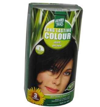 Henna Plus Long Lasting Colour- Vopsea de Par Nuanta 3