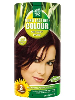 Henna Plus Long Lasting Colour- Vopsea de Par Nuanta 4.67