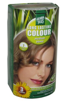 Henna Plus Long Lasting Colour- Vopsea de Par Nuanta 7
