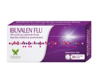 Ibuvalen Flu 200 mg/30 mg, 20 comprimate filmate, Polisano