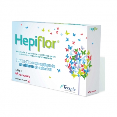 Hepiflor adulți, 10 capsule