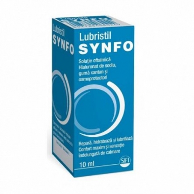Lubristil Synfo, solutie oftalmica, SIFI, 10 ml