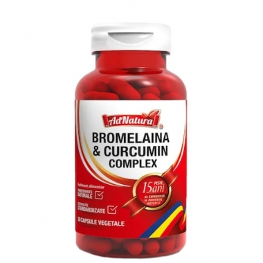 Bromelaina & Curcumin complex, 30 capsule