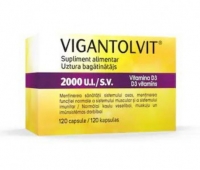 Vigantolvit 2000 U.I Vitamina D3 120 de capsule