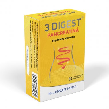 3 Digest Pancreatina x 30 comprimate