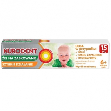 Nurodent gel dentitie copii mici, Reckitt Benckiser, 15 ml