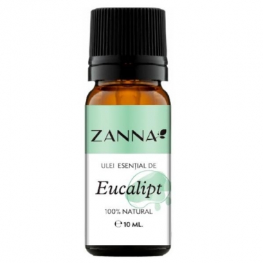 Ulei Esential de Eucalipt 100% Natural Zanna, 10 ml