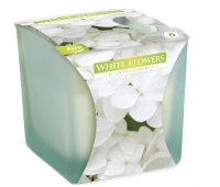 LUMANARE PARFUMATA PAHAR MAT WHITE FLOWERS