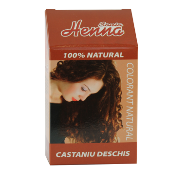 HENNA CASTANIU DESCHIS 100GR
