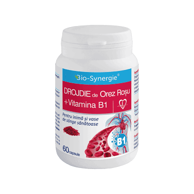 DROJDIE DE OREZ ROSU+VITAMINA B1 60CPS