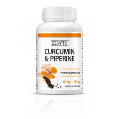 CURCUMIN&PIPERINE 500MG 60CPS