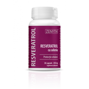 RESVERATROL CU SELENIU 450MG 30CPS