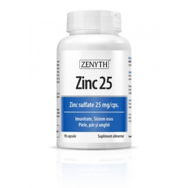 ZINC 25MG 90CPS