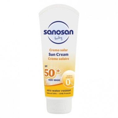 SUN CREMA PROTECTIE SOLARA FPS50+ 75ML SANOSAN