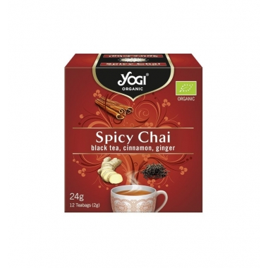 YOGI TEA-CEAI ECO CU MIRODENII SPICY CHAI 2GR*12DZ PRONAT
