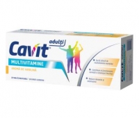 Cavit Adulti Multivitamine aroma de vanilie, 20 comprimate masticabile, Biofarm