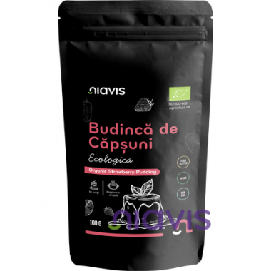 BUDINCA DE CAPSUNI FARA GLUTEN BIO 100GR