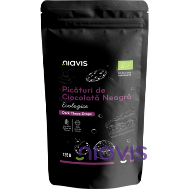 PICATURI CIOCOLATA NEAGRA BIO 125 GR