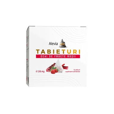 TABIETURI CEAI DE FRUCTE ROSII 12DZ