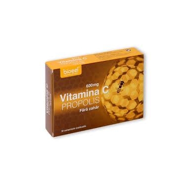 VITAMINA C+PROPOLIS F.ZAHAR 600MG 30CPR