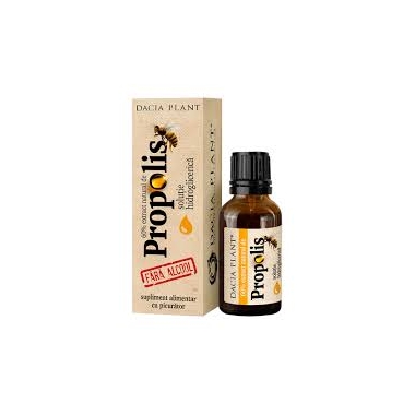 TINCTURA PROPOLIS FARA ALCOOL PICATURI 20ML