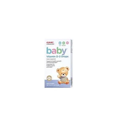 MILESTONES® BABY VIT.D-3 PICATURI 7,5ML GNC