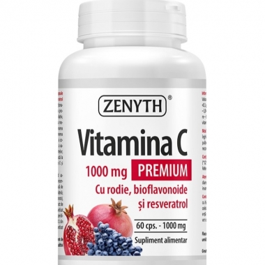 VITAMINA C PREMIUM,1000MG,60 CAPSULE