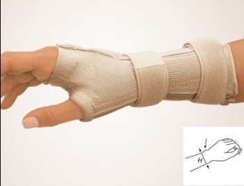 Orteza ManuZip® cu atela dorsala