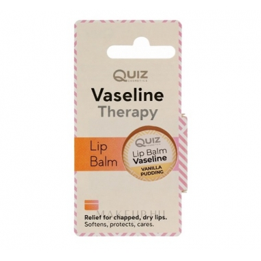 BALSAM DE BUZE CU VASELINA SI VANILIE,10ml QUIZ Cosmetics