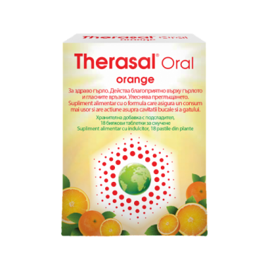 THERASAL ORAL ORANGE,18cpr SUPT,VEDRA