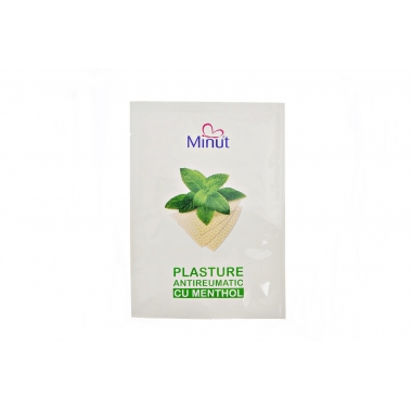 Plasture antireumatic menthol - Minut 12x18cm