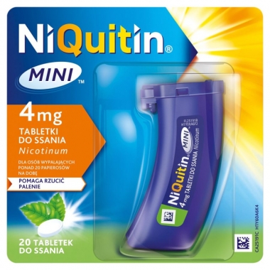 Niquitin mini impotriva fumatului 4 mg, 20 pastile