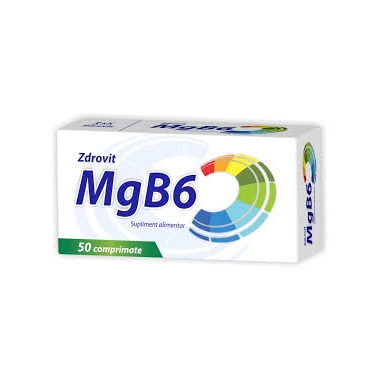 MAGNEZIU+VIT. B6 50CPR Zdrovit