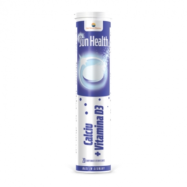 Sun health Calciu cu Vit D3 efervescent, Sunwave Pharma