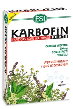 Karbofin Forte - Carbune vegetal 300 mg 30 capsule