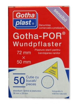 GoTa-POR plasture steril 7.2/5cm