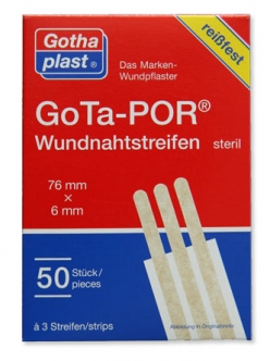 GoTa-POR Skin closure strips plasture steril 76/6mm