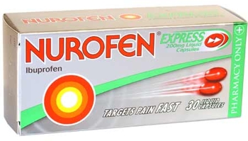 Nurofen Express 200mg x 10 capsule moi