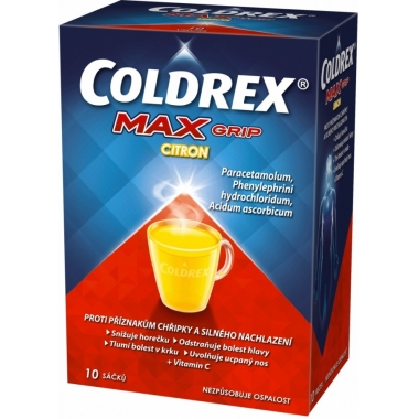 Coldrex MaxGrip Lemon X 10 plicuri
