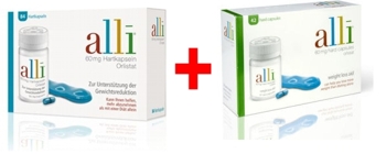 Alli Capsule pentru Slabit X 84 + Alli Capsule pentru Slabit X 42 CADOU