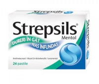 Strepsils Mentol X 24 pastile