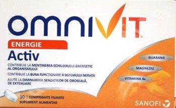 Omnivit Activ Energie 30 comprimate